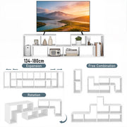 Free Combination TV Stand for TVs up to 65 Inches Media Entertainment Center