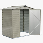 Metal Garden Shed Glitter Finish 4 X 6FT Apex Roof Outdoor Storage Tool House