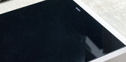 Coffee Table White High Gloss 2 Tier Black Galaxy Glitter Glass Top Rectangle