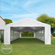 Marquee Party Tent gazebo shelter 5x10 m PE 350 N white