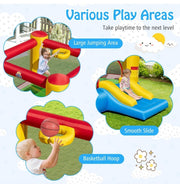 Inflatable Bounce House Kids Bouncy Castle Slide (without Blower) 1094