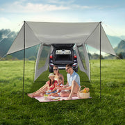 Portable Car Tent Attachment For Camping Waterproof Car Awning Outdoor Tent New