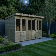 Total Sheds Pent Summer House Various Sizes Pressure Treated UK Manufactured