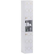 Bathroom Cabinet Cupboard Tall Free Standing Tallboy Storage Furniture 1700mm
