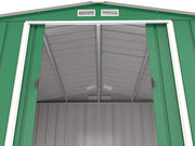 Duramax ECO 10 x 10 Hot-Dipped Galvanized Metal Garden Shed - Green with