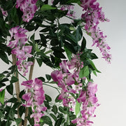 Artificial Light Pink Wisteria Tree 150cm Realistic Faux Indoor Home Office