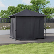 Aluminium Pergola Outdoor Garden Gazebos Summer Gazebo Large Canopy Patio Awning