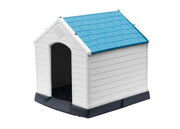 Dog Pet Kennel House Plastic Outdoor Weatherproof Durable Animal Winter Shelter