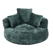 Bean Bag Chair !SALE! Oversized Memory Foam Lounge Sofa High Back Green