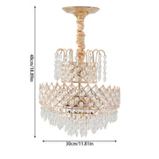 Crystal Ceiling Light LED Lamp Light Room Chandelier Living Pendant LED Lighting