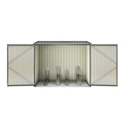 Outdoor Lockable Bicycle Shed Bike Storage Tools Box Garden 4 3 Bicycles Parking