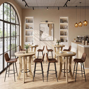 Modern Round Bar Table, 39.4