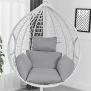 Egg-Shaped Hanging Chair Cushion Seat Garden Patio Swing Hammock Seat Chair Pad