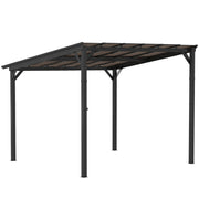 Pergola Kit Gazebo with UPF 50+ and Waterproof Polycarbonate Roof