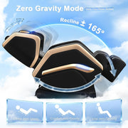 2026 full body heat massage chair 14 rollers 8 airbags bluetooth & phone speaker