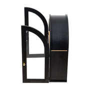 Arched Storage Cupboard Hanging Cabinet with Doors Wall-mounted Storage Cabinet
