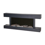 2kw Wall Mounted Electric Fireplace Fire Suite with 12 Colours LED Flame Effect
