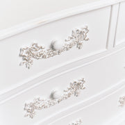 White Wooden Chest of Drawers Storage Unit Shabby French Chic Bedroom Furniture
