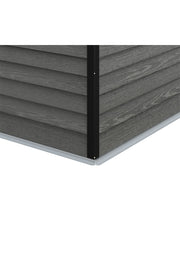 12x8ft Garden Shed Storage House with Double Sliding Door Outdoor Utility Tools