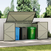 Outdoor Lockable Bicycle Shed Bike Storage Tool Box Garden Garbage Bin Sheds UK