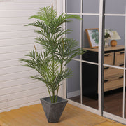 2ft-6FT Large Artificial Palm Tree Indoor Outdoor Potted Plant Home Office Decor