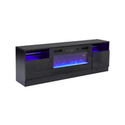 Fireplace TV Stand Metro Lane 178cm Wide with Closed Media Storage
