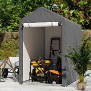 3ftx5ft Garden Shed Storage Shelter Bicycle Tent Bike Log Store Equipment Cover