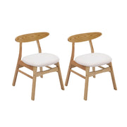 80cm Round Dining Table Set with 2 Dining Chairs Modern Kitchen Table and Chairs