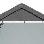 8x8FT Portable Bike Shelter Waterproof Steel Frame Outdoor Garden Storage Shed