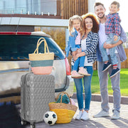 Hard Shell PC+ABS Cabin Suitcase 4 Wheel Travel Luggage Trolley Lightweight Case