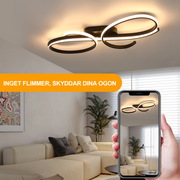 Modern Lamp LED Ceiling Light dimmable Chandelier Lights Living Room Bedroom UK