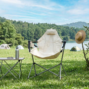 Swing Hammock Camping Chairs Portable Outdoor Garden Beach Picnic Rocking Chairs