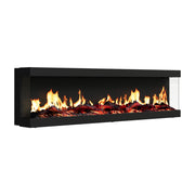 LED Fireplace Media Wall Fire Wall Mounted/Free Standing Electric Heater 50 60