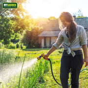 Heavy Duty Reinforced Garden Hose Pipe Braided PVC Watering Hose (Green) 50/100M