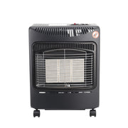 4.2Kw Portable Indoor Heater Butane Fire Calor Gas Cabinet With Regulator Hose