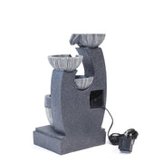 Cascading LED Water Feature Electric Pump Fountain Outdoor Garden Statues Decor