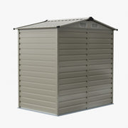 Metal Garden Shed 4x6FT Apex Roof Outdoor Tool Storage House Lockable Door Unit