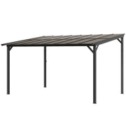 Pergola Kit Gazebo with UPF 50+ and Waterproof Polycarbonate Roof