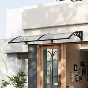Door Canopy Awning Back Front Window Roof Rain Cover Porch Patio Outdoor Shelter