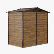 4 x 6FT Garden Shed Metal Apex Roof Tool Sheds Storage House with Lockable Door