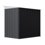 4 x 6FT Metal Garden Shed Outdoor Storage House Tool Sheds with Door and Vents