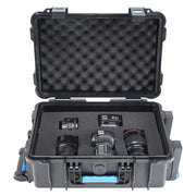 Heavy Duty Hard Rolling Tool Trolley Case with Wheels & Waterproof Camera Storag