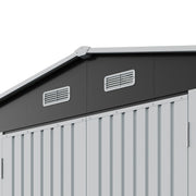 12 x 10ft Garden Shed Lockable Door Apex Roof Outdoor Tool Storage House Shed UK