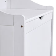 Large Laundry Hamper Bin Clothes Storage Cabinet Chest Wooden Shaker Unit Home