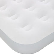 Inflatable Couch Sofa Bed, Flocked Air Mattress Bed with Armrest, Double Size
