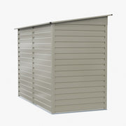 8 x 4ft Garden Storage Shed Double Door Pent Roof for Patio Backyard Bike Tool