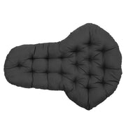 Hanging Chair Cushion Thick Black Egg Swing Chair Seat Pad Outdoor Indoor