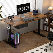 Height Adjustable Electric Standing Desk with Desk Drawer