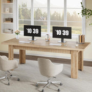 200cm Extra Long 2 Person Desk, Modern Double Computer Desk for Home Office