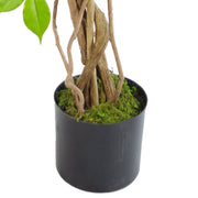 Artificial Purple Wisteria Tree 110cm Green Realistic Faux Indoor Home Office